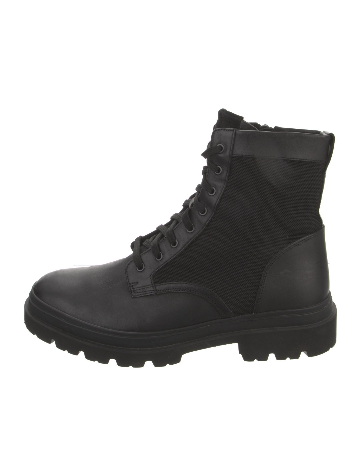 Vince Leather Combat Boots