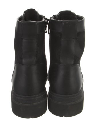 Vince Leather Combat Boots