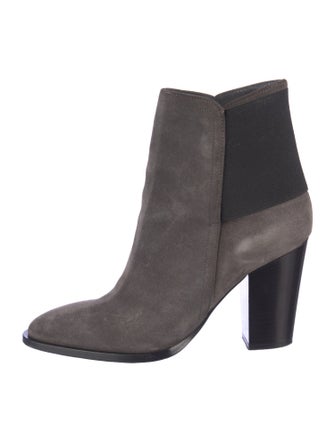 Vince Suede Colorblock Pattern Chelsea Boots