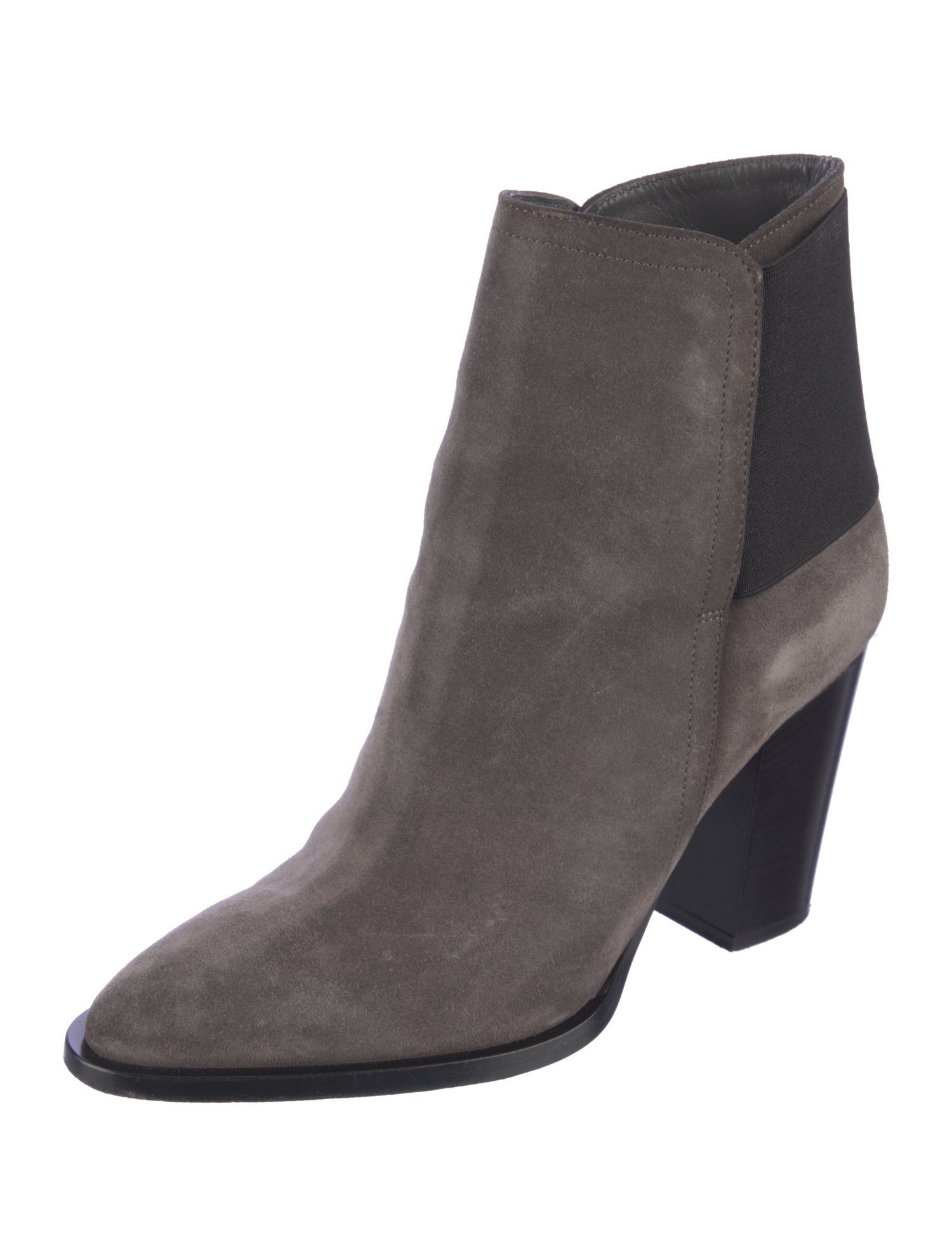 Vince Suede Colorblock Pattern Chelsea Boots