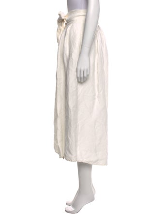 Vince Linen Midi Length Skirt