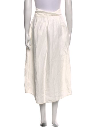 Vince Linen Midi Length Skirt