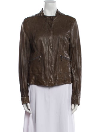 Vince Leather Biker Jacket