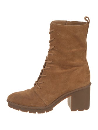 Vince Suede Combat Boots