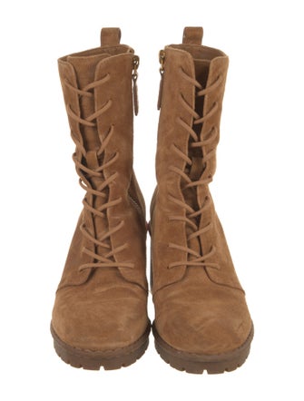 Vince Suede Combat Boots