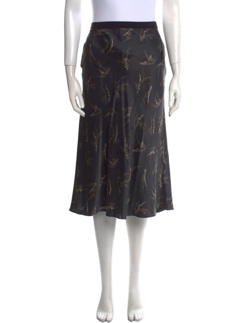 Vince Silk Knee-Length Skirt