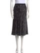 Vince Silk Knee-Length Skirt