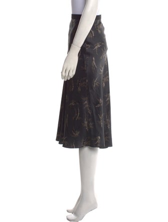 Vince Silk Knee-Length Skirt
