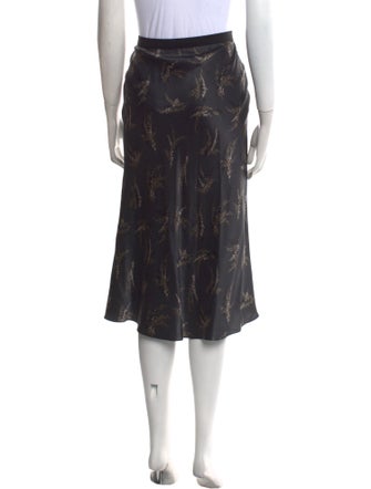 Vince Silk Knee-Length Skirt
