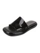 Vince Patent Leather Slides