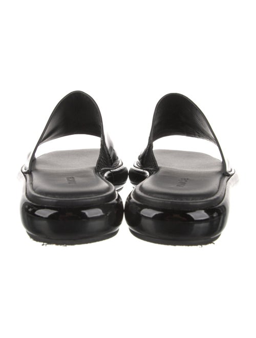 Vince Patent Leather Slides