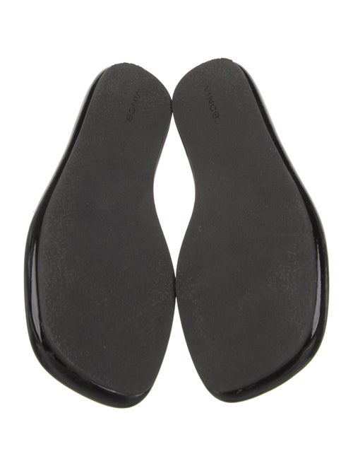 Vince Patent Leather Slides