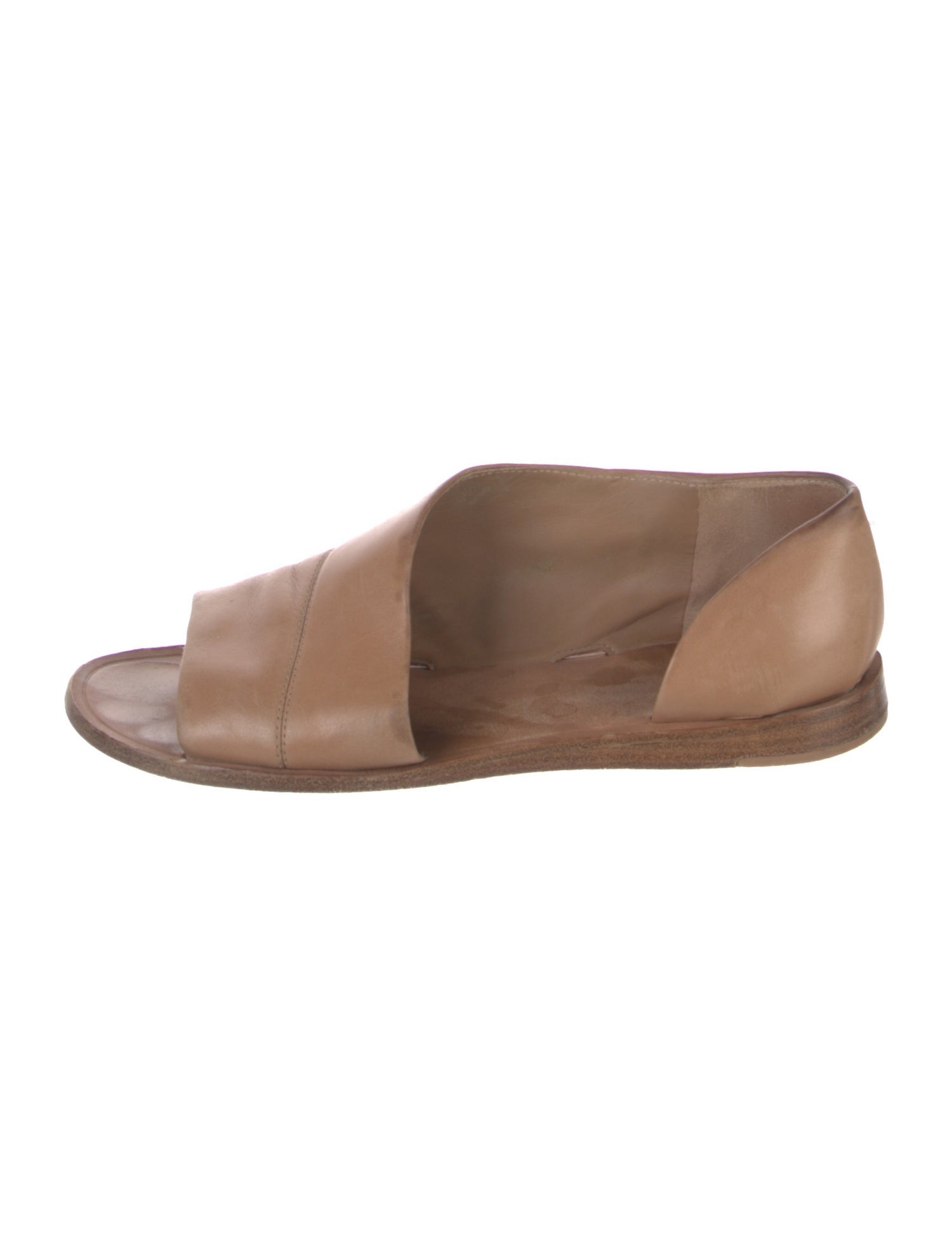 Vince Leather Slippers