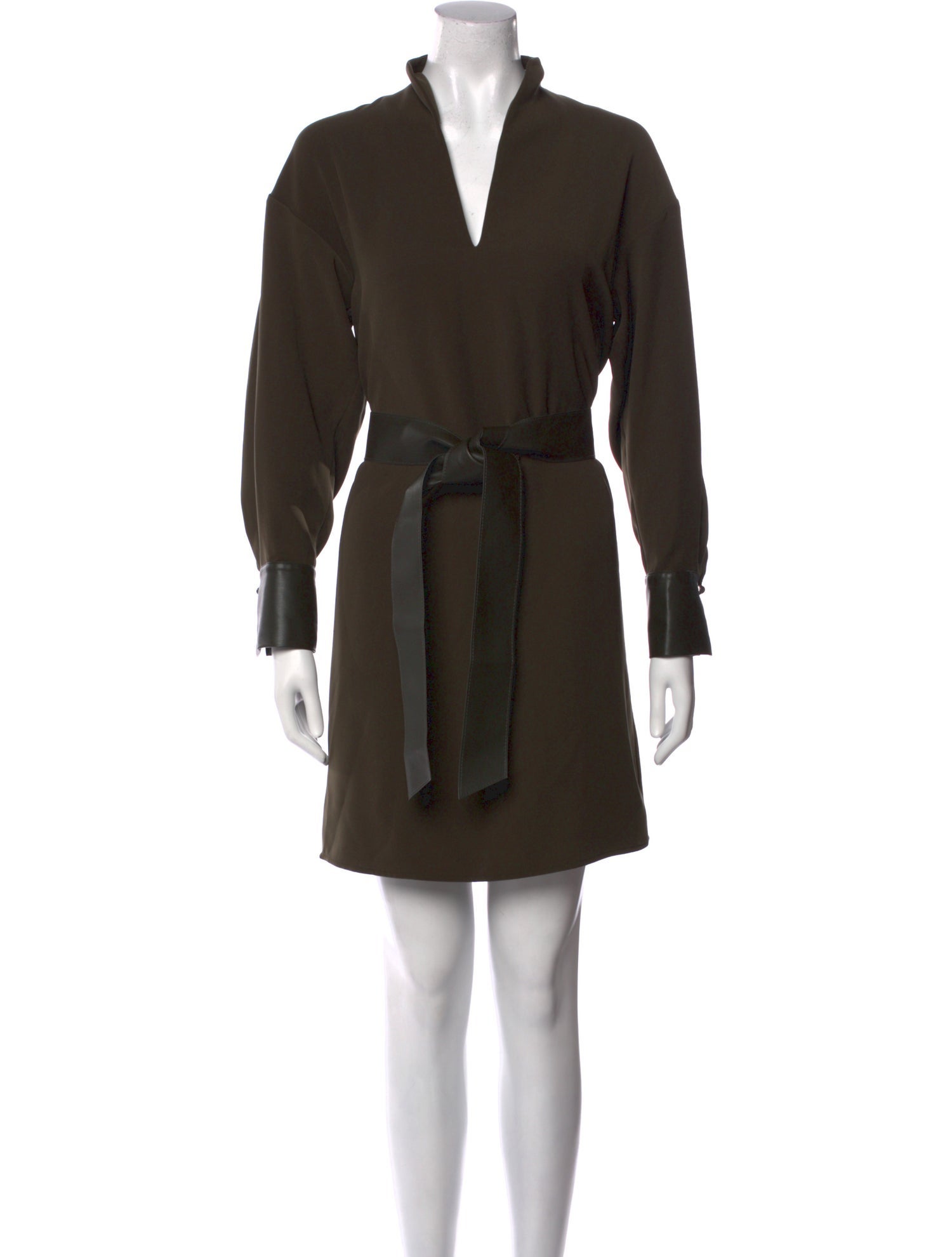 Vince V-Neck Mini Dress