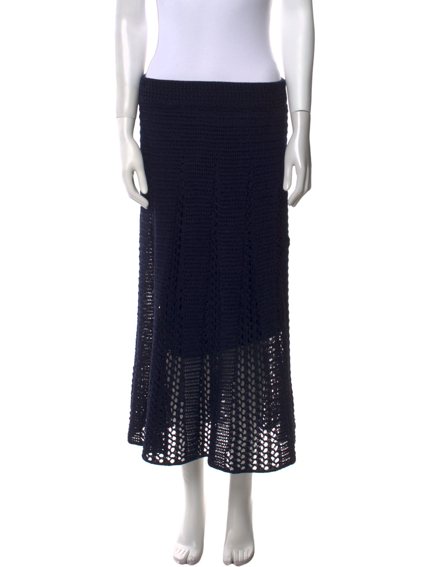 Vince Lace Pattern Midi Length Skirt w/ Tags