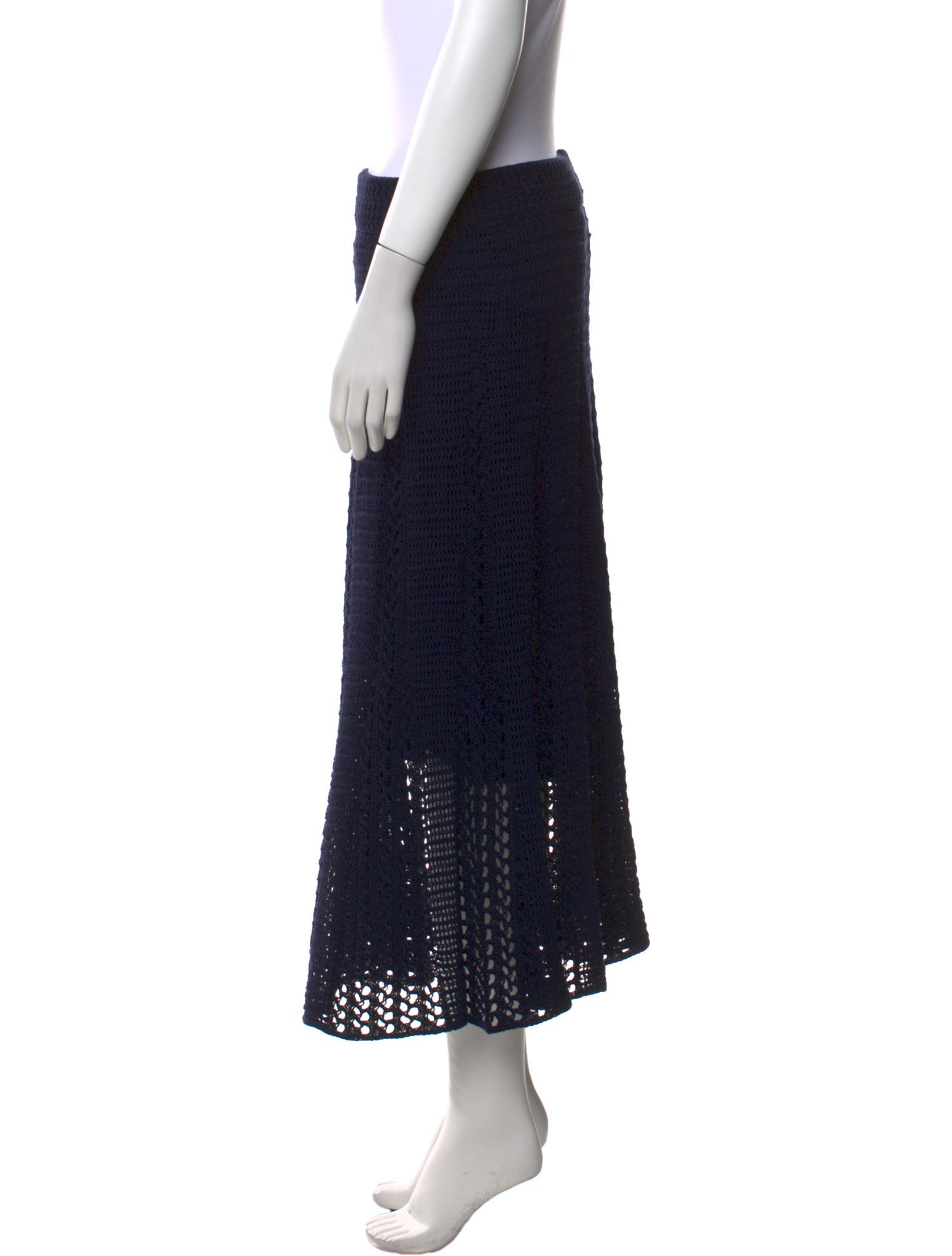 Vince Lace Pattern Midi Length Skirt w/ Tags