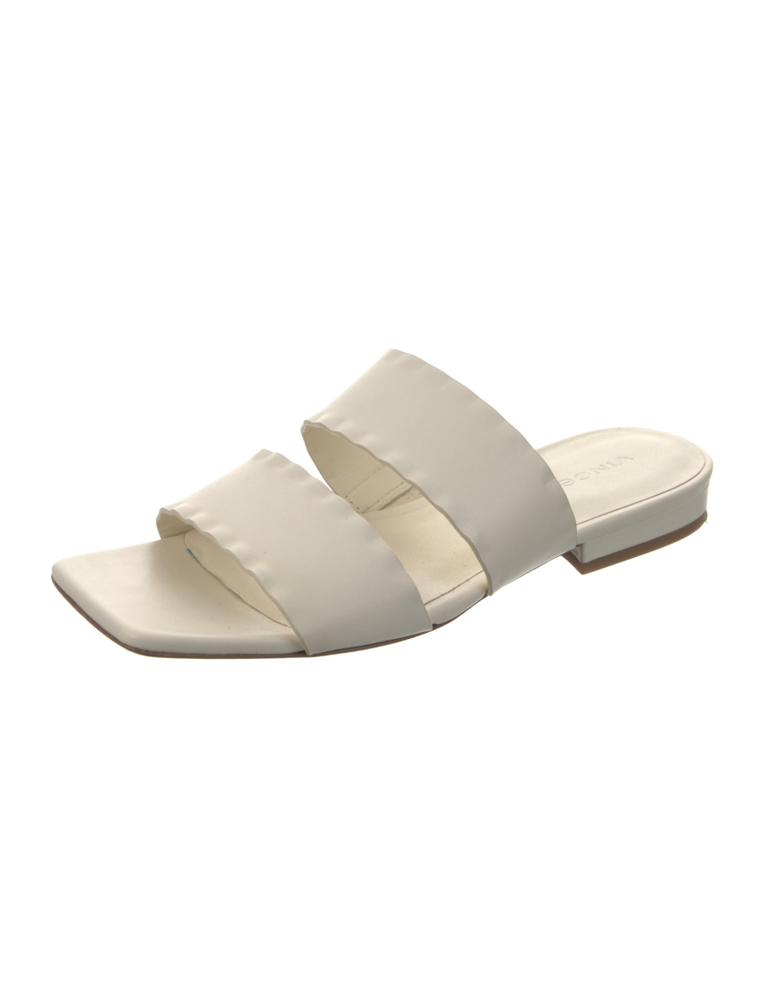 Vince Leather Slides