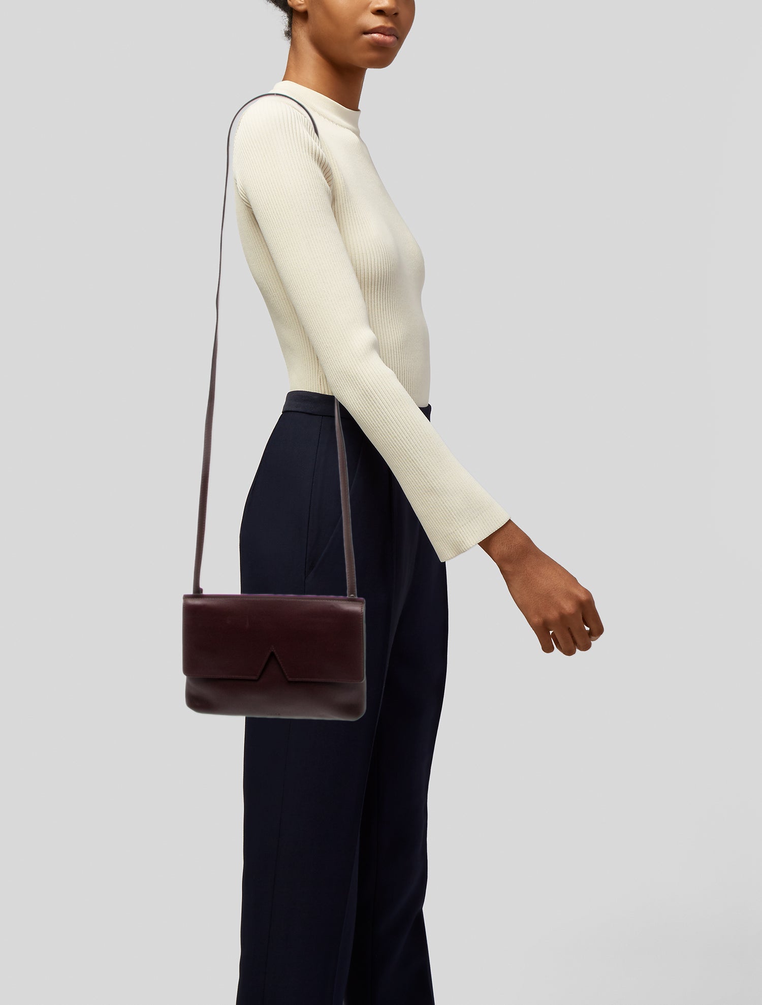 Vince Leather Shoulder Bag