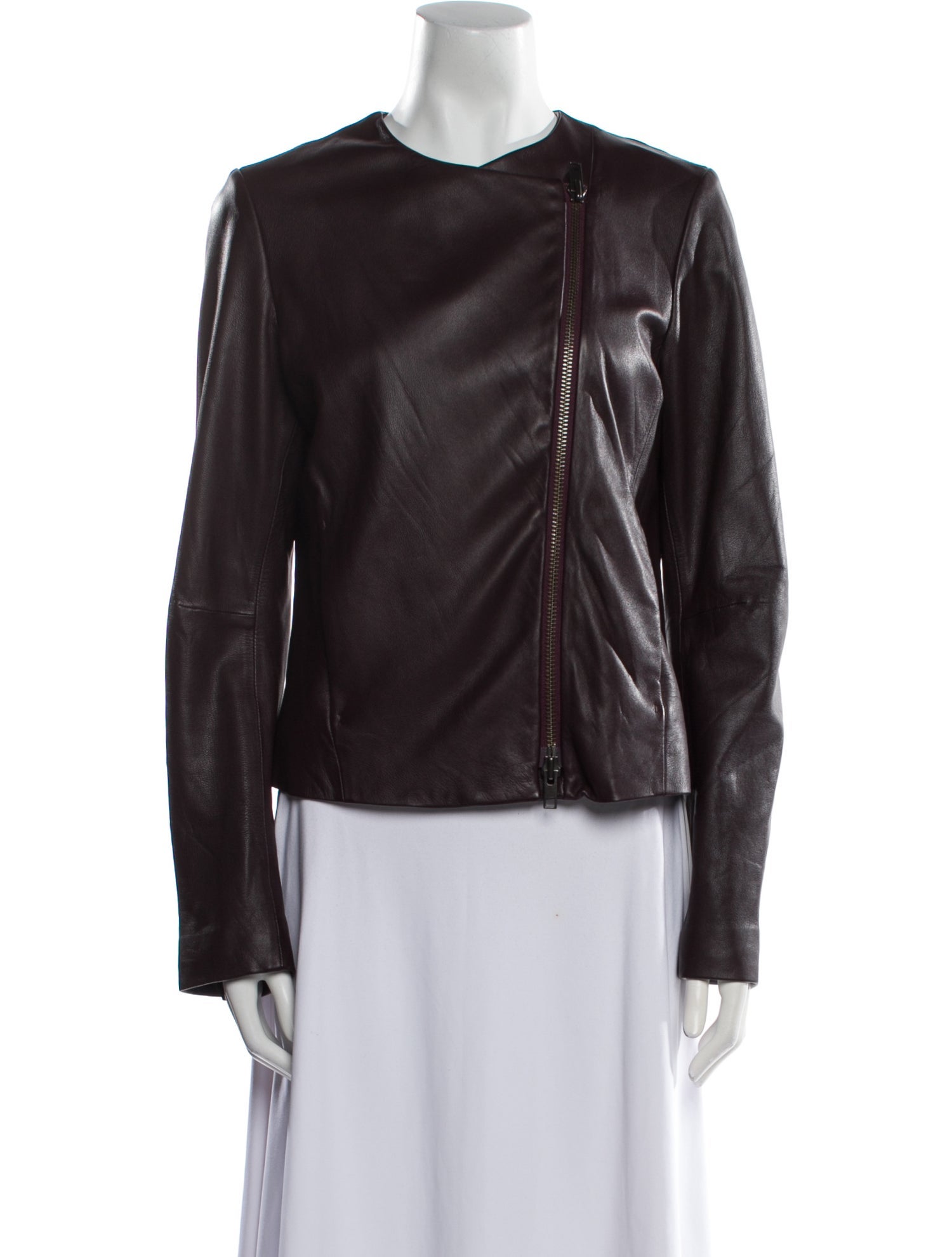 Vince Lamb Leather Biker Jacket