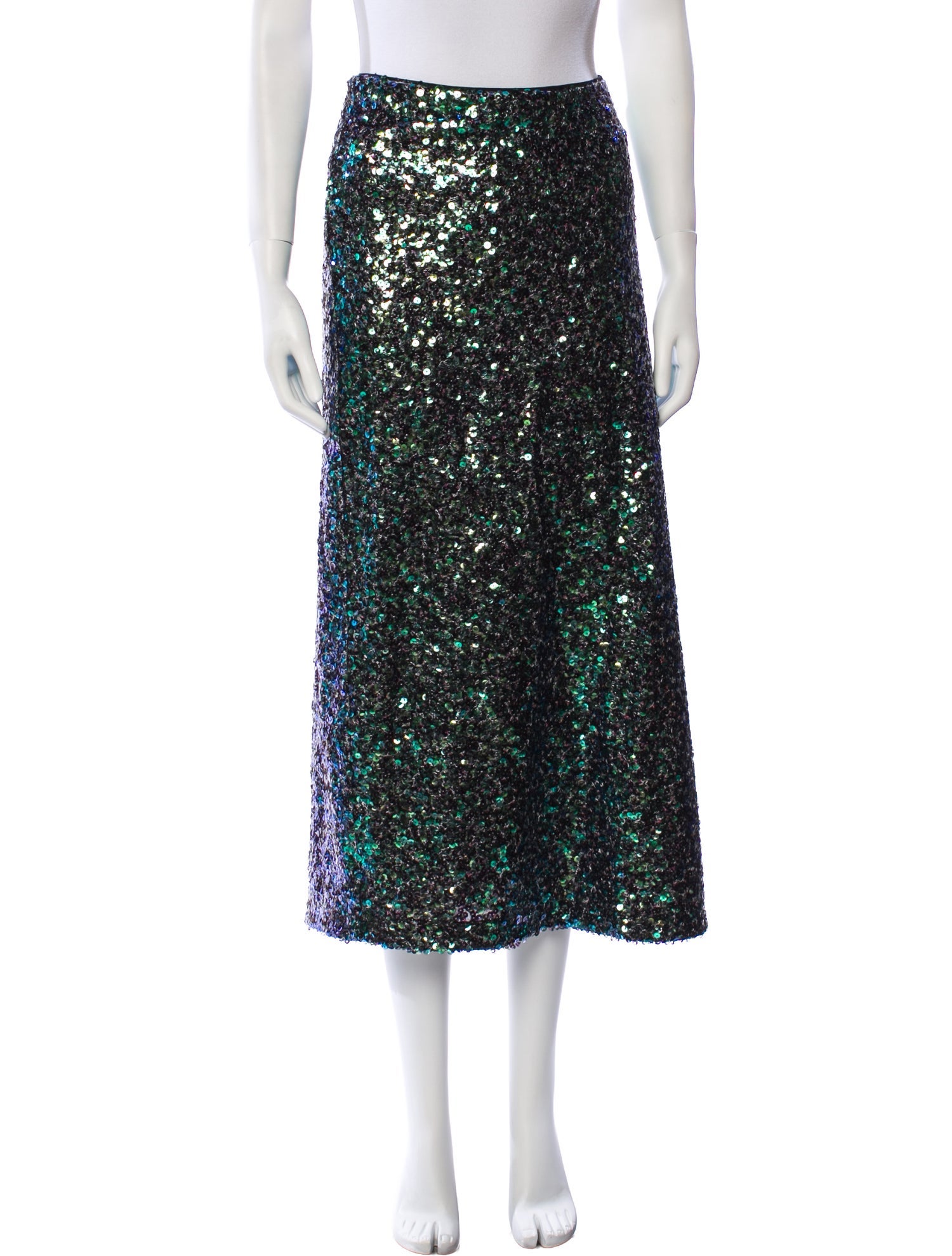 Vince Sequin Embellishments Midi Length Skirt w/ Tags
