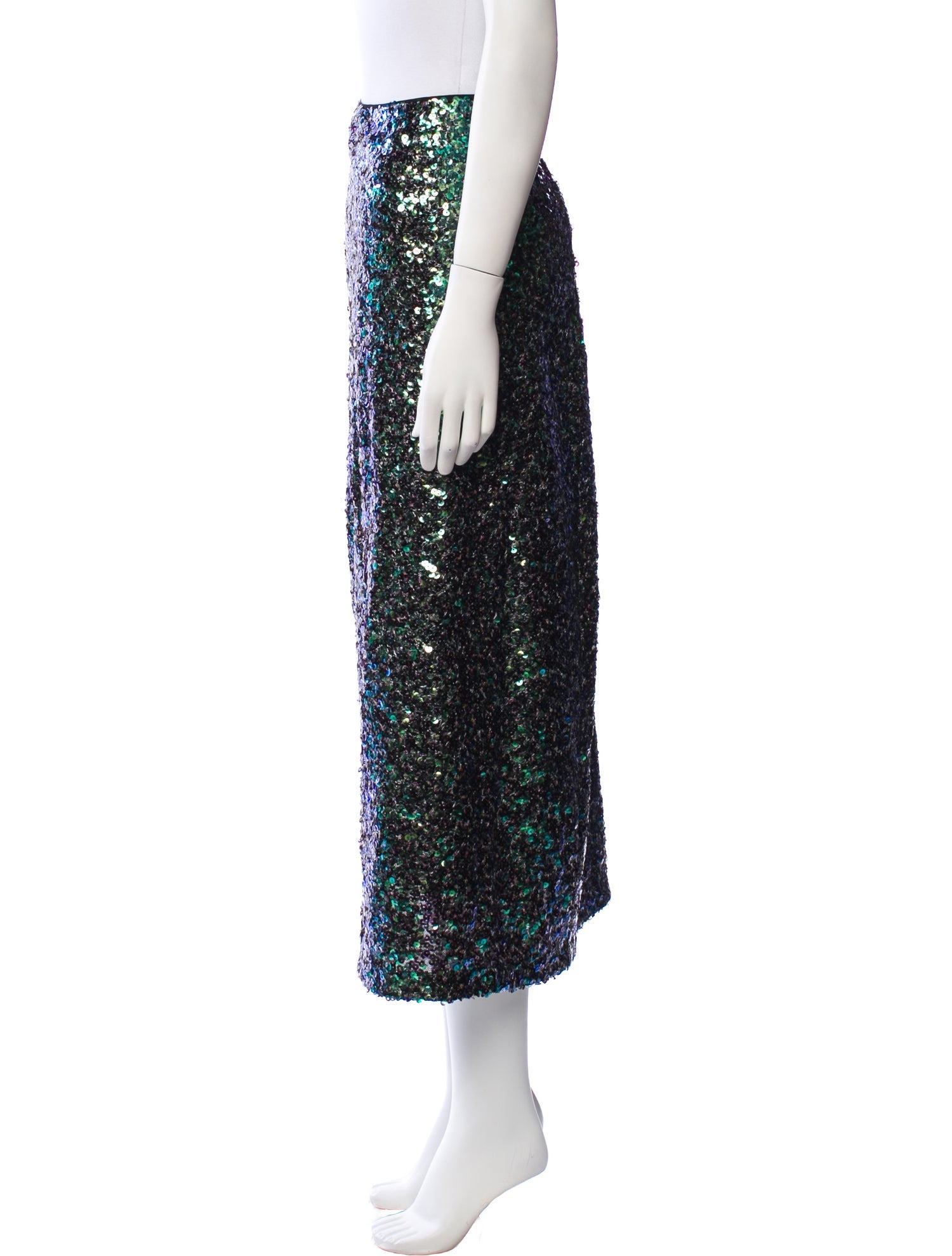 Vince Sequin Embellishments Midi Length Skirt w/ Tags