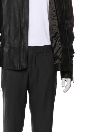 Vince Lamb Leather Moto Jacket