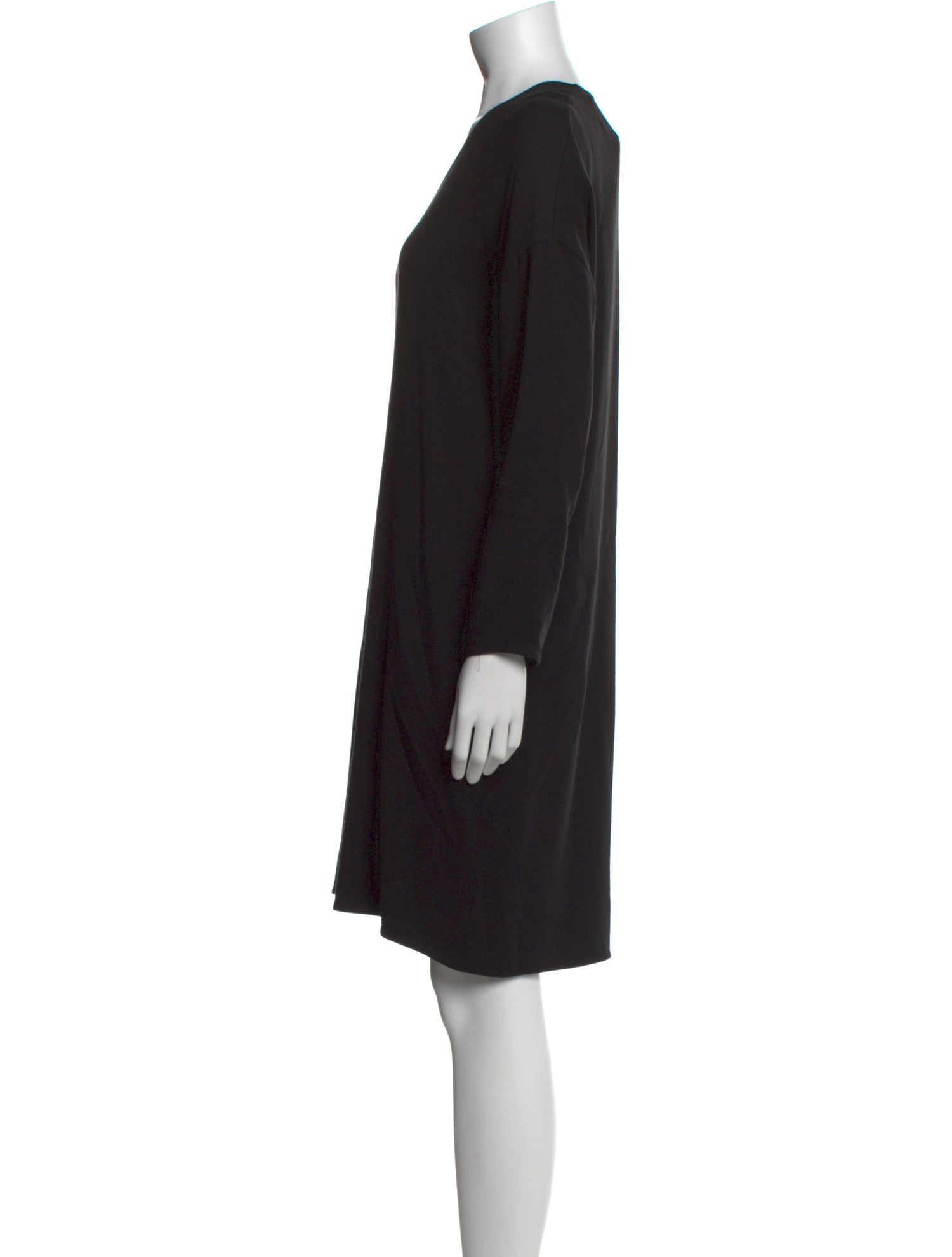 Vince V-Neck Knee-Length Dress