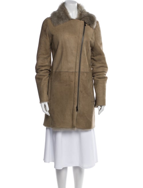 Vince Shearling Faux Fur Coat