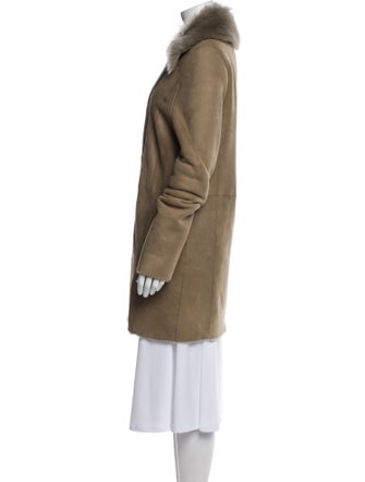 Vince Shearling Faux Fur Coat