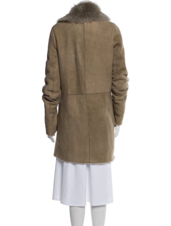 Vince Shearling Faux Fur Coat