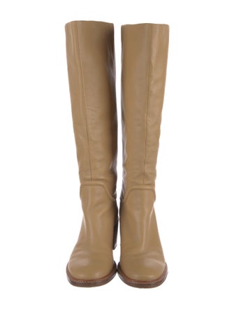 Vince Leather Riding Boots