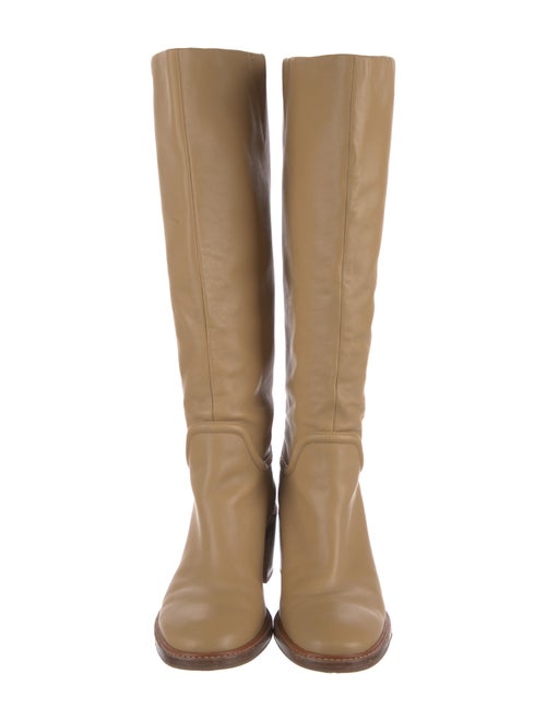 Vince Leather Riding Boots