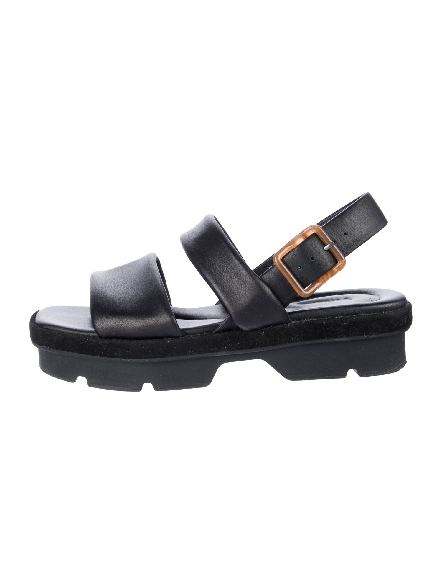 Vince Leather Slingback Sandals