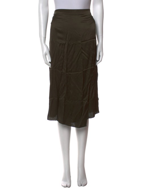 Vince Silk Midi Length Skirt