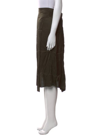 Vince Silk Midi Length Skirt