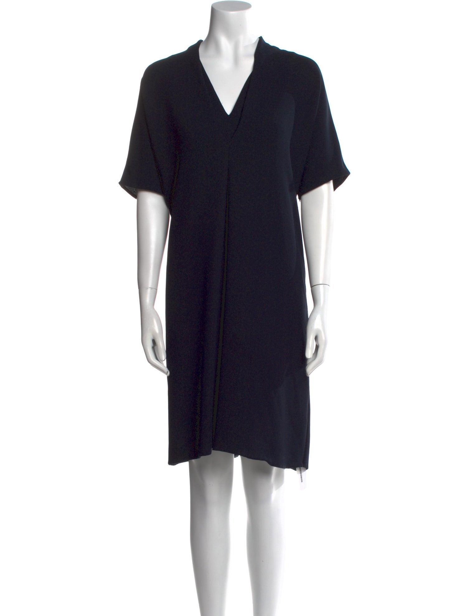 Vince V-Neck Knee-Length Dress