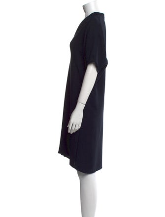 Vince V-Neck Knee-Length Dress