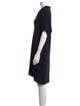 Vince V-Neck Knee-Length Dress