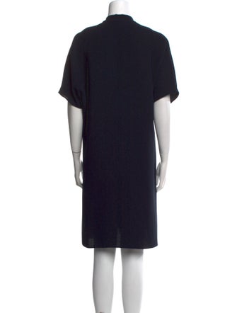 Vince V-Neck Knee-Length Dress