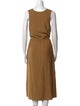 Vince V-Neck Midi Length Dress
