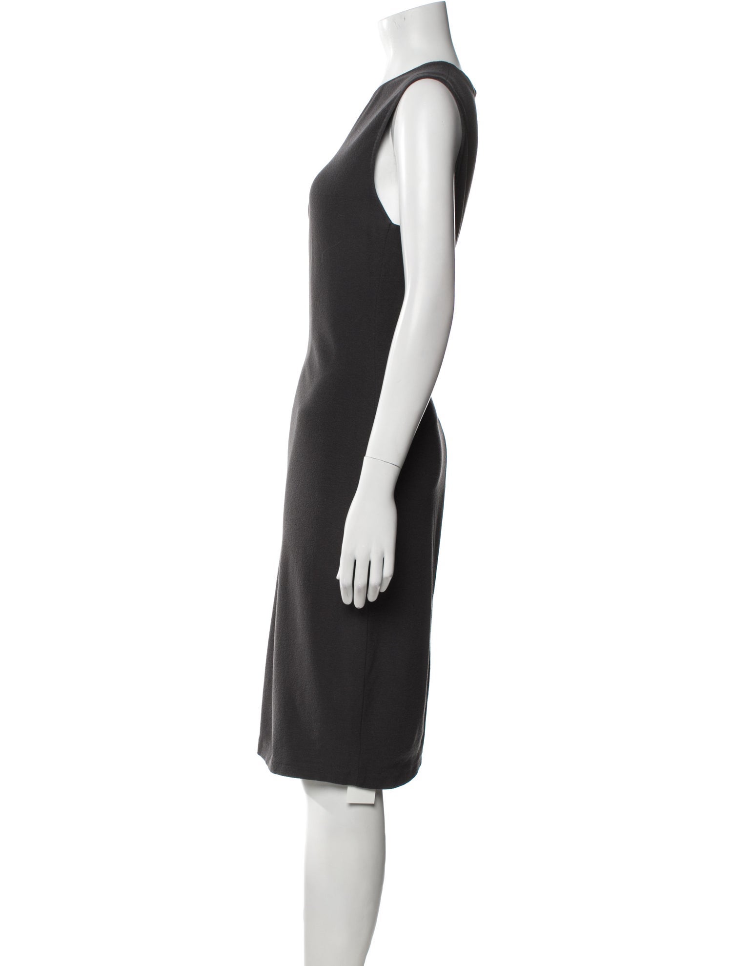 Vince V-Neck Knee-Length Dress