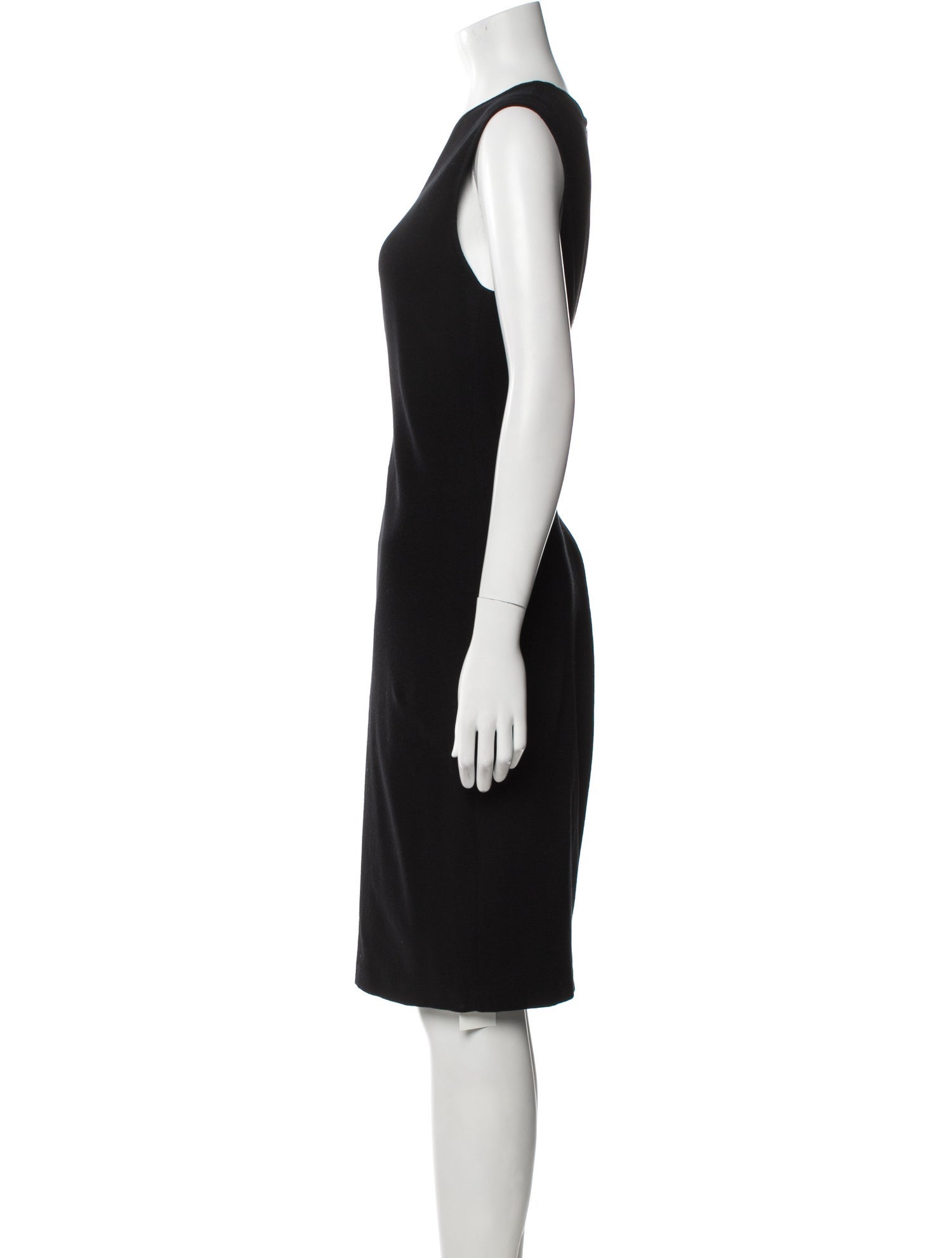 Vince V-Neck Knee-Length Dress
