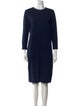 Vince Crew Neck Knee-Length Dress