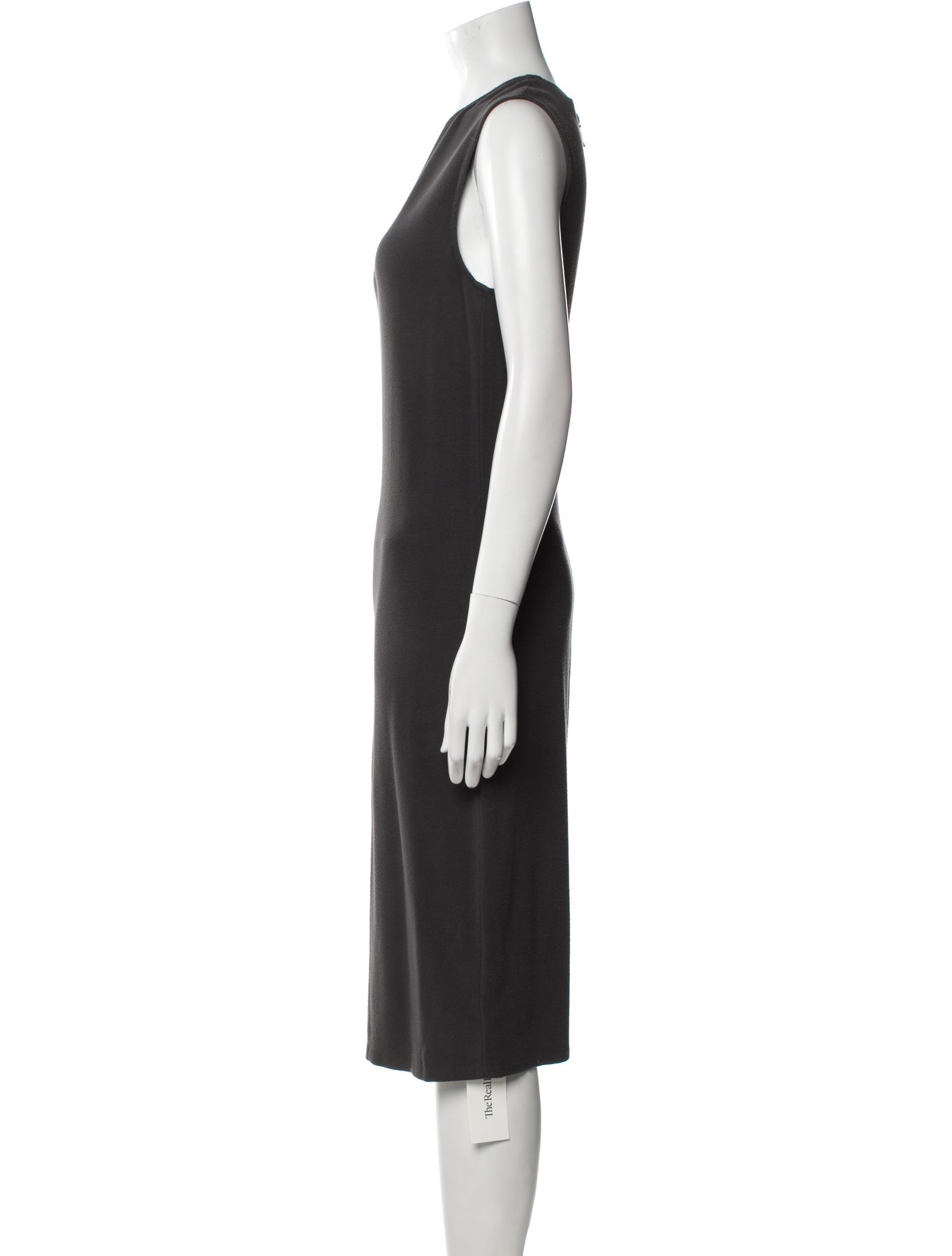 Vince Crew Neck Midi Length Dress