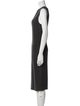 Vince Crew Neck Midi Length Dress