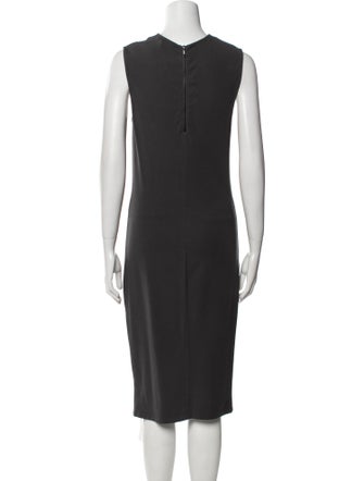 Vince Crew Neck Midi Length Dress