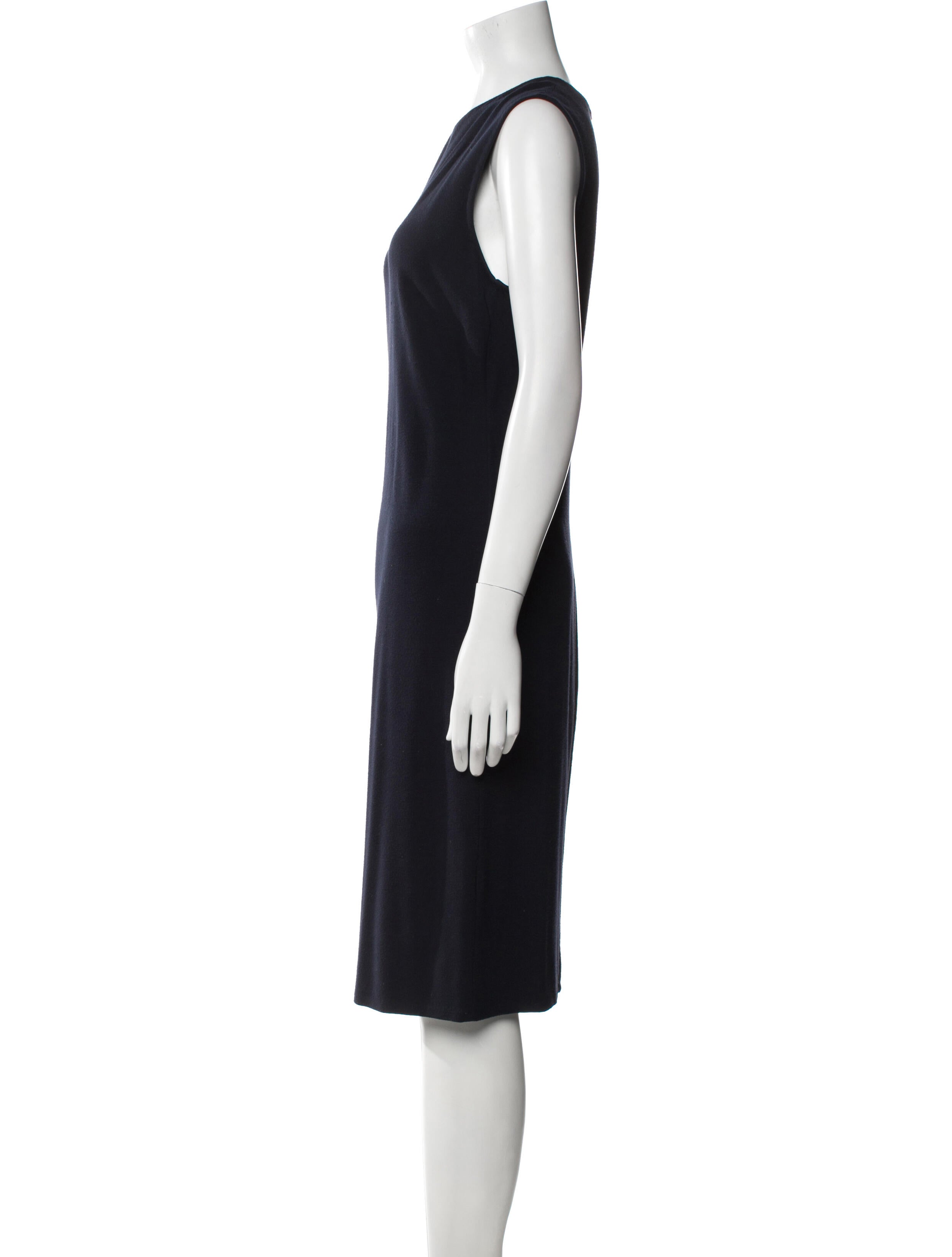 Vince Crew Neck Midi Length Dress