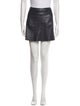 Vince Leather Mini Skirt