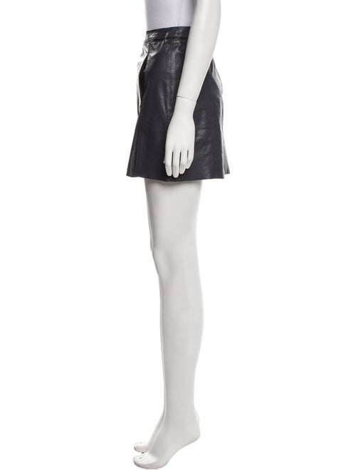Vince Leather Mini Skirt