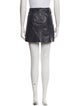Vince Leather Mini Skirt